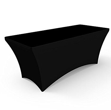 Black Stretch Table Covers
