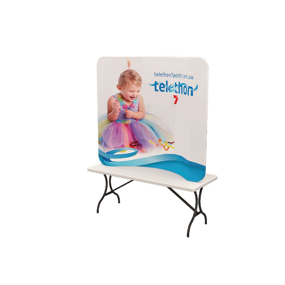 6ft Curve Tension Fabric Display