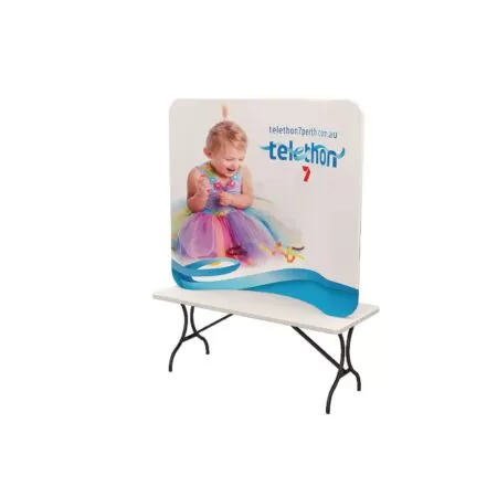 6ft Curve Tension Fabric Display