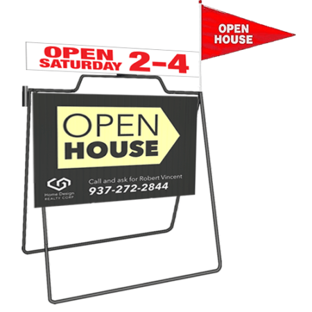 Real Estate A-Frame (Foldable Wire Frame)